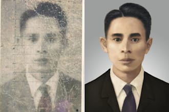 repair and convert your old photos to colors