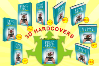 transform your 2d ebook cover into a 3d hardcover book