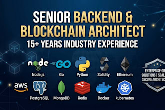 architect high performance blockchain and backend systems