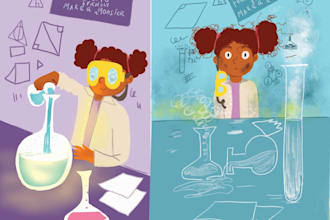 do complete childrens book illustration