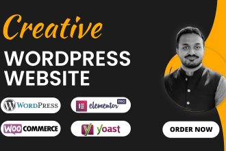 create, design, customize, rebuild, redesign wordpress website