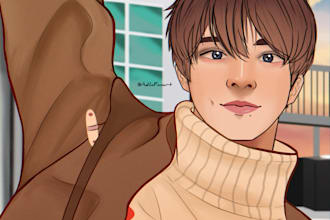 draw any kpop star for you