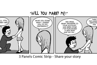 draw a comic strip to share your ideas