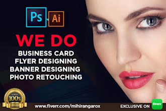 do graphics design, photo editing, retouching, logo design nft banners