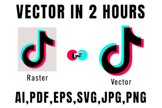 redo, resize, remake, retrace, update logo, raster to vector, turn image tracing