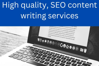 write SEO articles and blog posts for any niche