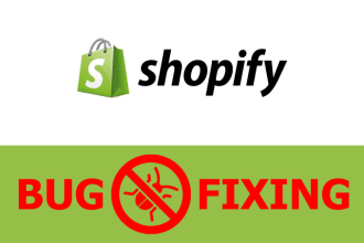 do shopify bug fix, coding and theme customization in shopify theme