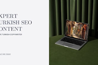 provide turkish SEO copywriting and content writing services