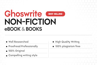 ghostwrite engaging non fiction ebook or books