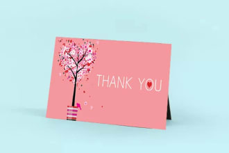 design the perfect thank you cards, christmas cards, eid greetings cards