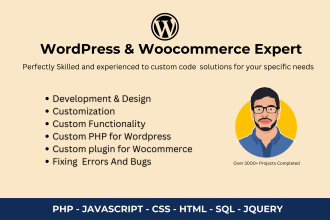 do custom wordpress and woocommerce development