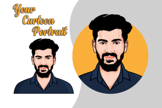 draw an attractive cartoon character, avatar, and mascot logo design