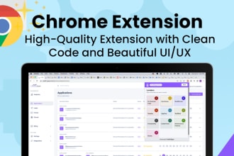 develop professional chrome extension and firefox