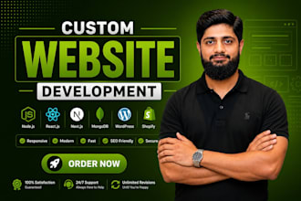 be front end web developer, frontend, custom website