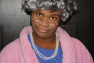 do a video testimonial or shout out for your website or business mama B style