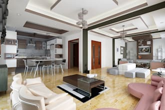 create realistic interior renders  and walkthrough video