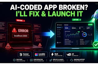 do ai website development, fix, and deploy your ai coded app