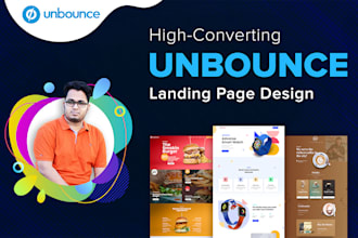 design a high converting and premium unbounce landing page