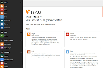 build your website using typo3 cms