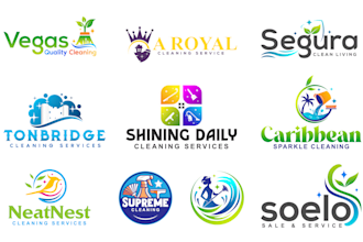 design a professional cleaning services logo for your company, business, product
