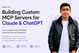 build custom mcp server for claude and chatgpt api integration