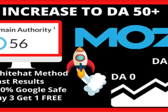 increase moz domain authority 50 plus