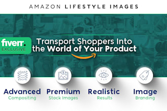 design premium lifestyle images for amazon