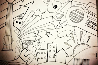 create awesome and cute doodles