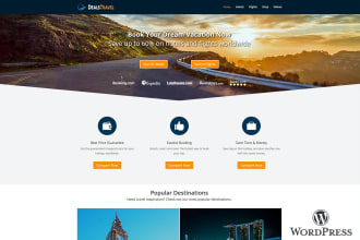 create fully automated travel booking website