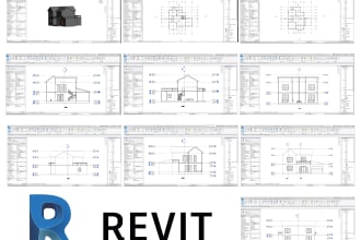 make house plans for city permits in revit, autocad