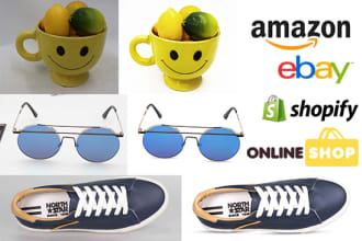 do product retouching, photo editing and background removal for amazon