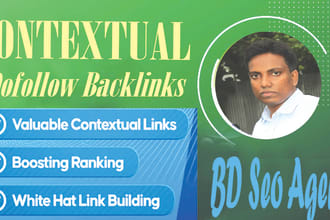do high quality contextual dofollow backlinks with link building