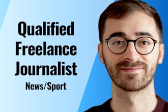 work as a freelance journalist across news, sport, SEO