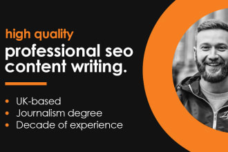 write beautifully crafted SEO content