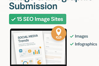submit your image or infographic to 15 SEO image sites