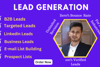 do b2b lead generation and prospect list building service