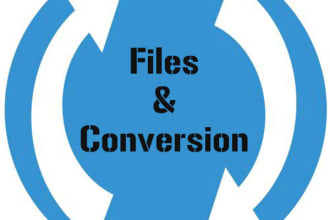 convert excel,csv, json file into data and vice versa