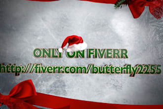 create a killer Christmas video ads for your business/product/link