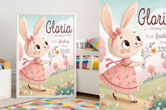 create invitation, birthday, wedding, baby shower, party and greeting card