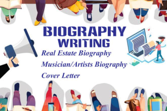 write your professional bio or author biography