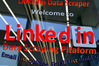 scrape data from linkedin sales navigator with email