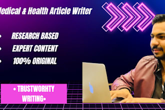 write health and medical articles