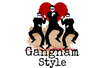 give you a Oppa GANGNAM Style t shirt design