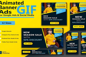 do social media banner design perfect google banner ads and web animated banner