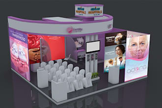 do 3d exhibition stalls,booth,stand,kiosk designs