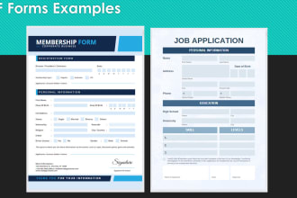 design and develop fillable PDF forms from any file