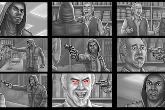 draw storyboard for your projects