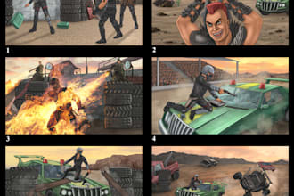 draw storyboard for your projects