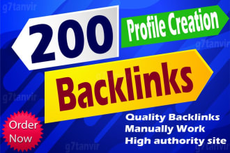 build high da profile backlinks for SEO link building