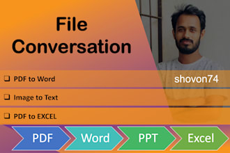 convert and formatting your file